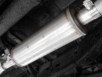 04-24 Toyota 4Runner 11-16 Toyota Land Cruiser Prado Armor Pro T304 Stainless Steel 2.5 Inch Cat-Back High Clearance Turn Down Single Rear Exit MBRP Exhaust System