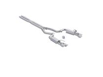 24-Up Ford Mustang GT 5.0L Armor Lite Aluminized Steel 3 Inch Cat-Back Dual Split Rear with Quad Tips Street Profile MBRP