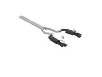 24-Up Ford Mustang GT 5.0L Armor BLK Black-Coated Aluminized Steel 3 Inch Cat-Back Dual Split Rear with Quad Black Tips Street Profile MBRP