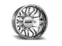 Dually Wheels Aftermath Polished 22X8.25 10X225 Super Duty/RAM F-450 05-10 F-450 15-25 Ram 4500 08-25 DDC Wheels