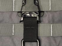 PALS/MOLLE D-Ring Acetal Every Which Way Quick Side Release Buckle Kit Pair Black Bartact