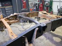 Rear Fuel Tank Crossmember For 01-10 GM Pickups Rust Buster Frameworks