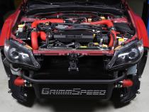 Front Mount Intercooler Bumper Bar Black Coated For Subaru 15-21 WRX/STI GrimmSpeed