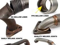 Up-Pipe for GM 6.6L Duramax 2011-2016 LML w/EGR (For OEM Exh Man) Pacific Performance Engineering