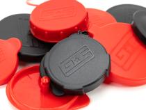 Engine Bay Reservoir Cap Set Black For Subaru 02-21 WRX/STI/FXT/OBXT/LGT GrimmSpeed