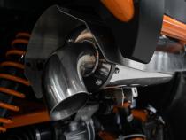 5 inch ATV Performance Muffler Single Slip-On 17-23 Polaris Sportsman Performance Series MBRP