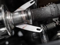 4.0 Inch Slip-on Muffler Assembly 2010 Polaris Ranger 500EFI and 10-17 Polaris Ranger 800 MBRP