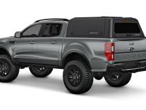 Ranger Truck Bed SmartCapEVOa  Adventure Matte Black 2024 Ford Ranger Crew Cab 5 Foot Short Bed SmartCap