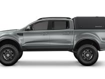 Ranger Truck Bed SmartCapEVOa  Adventure Matte Black 2024 Ford Ranger Crew Cab 5 Foot Short Bed SmartCap