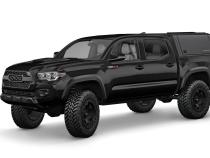 Tacoma Truck Bed Cap SmartCapEVOa Adventure Matte Black For 16-23 Toyota Tacoma 5 Foot Short Bed SmartCap