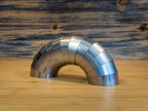 Universal T304 Stainless Steel 3 Inch Diameter 180 Degree Pie Cut Kit MBRP