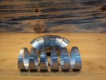 Universal T304 Stainless Steel 2.5 Inch Diameter 180 Degree Pie Cut Kit MBRP