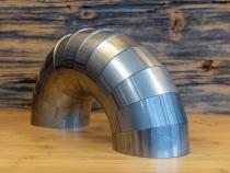 Universal T304 Stainless Steel 5 Inch Diameter 180 Degree Pie Cut Kit MBRP