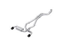 20-24 Toyota Supra T304 Stainless Steel 3 inch Cat Back Dual Rear with Carbon Fiber Tips MBRP