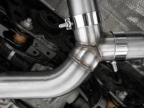 2023-Up Toyota Corolla GR 1.6L Armor Pro T304 Stainless Steel 3 Inch Cat-Back Dual Split Rear with Carbon Fiber Tips MBRP