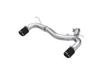 2017-2021 BMW M240i 3.0L 3.0 Inch Axle-Back Dual Rear Exit T304 Stainless Steel with Carbon Fiber Tips MBRP
