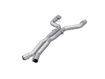 2021-2024 BMW M4 G82/ M3 G80 3.0L Coupe and Sedan T304 Stainless Steel 3 Inch Resonator Bypass X-Pipe MBRP