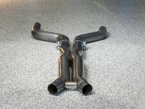 2021-2024 BMW M4 G82/ M3 G80 3.0L Coupe and Sedan T304 Stainless Steel 3 Inch Resonator Bypass X-Pipe MBRP