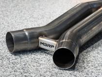 2021-2024 BMW M4 G82/ M3 G80 3.0L Coupe and Sedan T304 Stainless Steel 3 Inch Resonator Bypass X-Pipe MBRP
