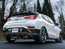 3 inch Cat-Back Dual Split Rear (2) 5 inch OD Tips Included 19-22 Hyundai Veloster N Aluminized Steel MBRP