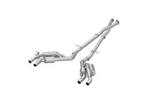 2022-2023 Kia Stinger 3.3L AWD/RWD 2.5 Inch Cat-Back Dual Split Rear Quad Outlet T304 Stainless Steel Active Exhaust MBRP