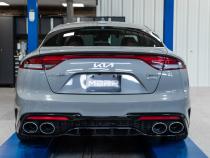 2022-2023 Kia Stinger 3.3L AWD/RWD 2.5 Inch Cat-Back Dual Split Rear Quad Outlet T304 Stainless Steel Active Exhaust MBRP