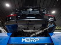 2021-2024 Hyundai Elantra N-Line 1.6L Turbo Armor Lite 3 Inch Axle-Back Single Rear Exit with Dual Outlet Tip MBRP
