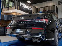 2021-2024 Hyundai Elantra N-Line 1.6L Turbo Armor Lite 3 Inch Axle-Back Single Rear Exit with Dual Outlet Tip MBRP
