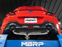 22-Up Subaru BRZ and 22-Up Toyota GR86 2.4L T304 Stainless Steel 2.5 Inch Axle-Back Dual Split Rear with Burnt End Tips MBRP