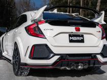 2017-2021 Honda Civic Type R 2.0L T304 Stainless Steel 3 Inch Cat-Back Triple Rear Outlet MBRP