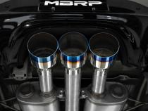 2024 Acura Integra Type-S 2.0L 3 Inch Cat-Back Exhaust System, Armor Pro T304 Stainless Steel Triple Center Outlet with Burnt End Tips, Active Exhaust, MBRP