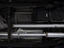3.0 inch Cat-Back 2.5 inch Dual Split Rear Quad Carbon Fiber Tips 4.0 inch OD Dual Out 19-24 Silverado/Sierra 1500 MBRP