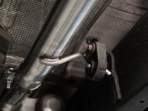 2019-2024 Silverado/Sierra 1500 2.7L Armor Pro T304 Stainless Steel 3 Inch Cat-Back, 2.5 Inch Dual Split Rear Exit MBRP