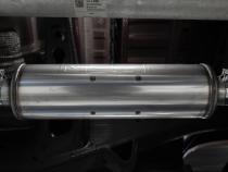 2019-2024 Silverado/Sierra 1500 2.7L Armor Pro T304 Stainless Steel 3 Inch Cat-Back, 2.5 Inch Dual Split Rear Exit MBRP