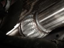 2019-2024 Silverado/Sierra 1500 2.7L Armor BLK, Aluminized Steel 3 Inch Cat-Back, 2.5 Inch Dual Split Rear Exit MBRP