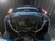 21-Present Chevrolet/GMC Tahoe/Yukon 3 Inch Cat Back Dual Split Rear Exhaust System, Armor Pro T304SS with Quad Carbon Fiber Tips MBRP