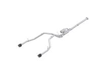 2025 Ram 1500 3.0L SST SO Armor Pro 3 inch Cat-back 2.5 Inch Dual Split Rear Exhaust with Carbon Fiber Tips MBRP