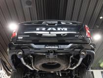 2025 Ram 1500 3.0L SST SO Armor Pro 3 inch Cat-back 2.5 Inch Dual Split Rear Exhaust with Carbon Fiber Tips MBRP