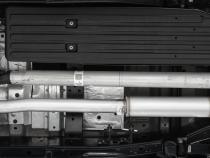 21-Up Ford F-150 4 Inch Cat Back Single Side Race Version Black Coated- Aluminized Steel Exhaust System MBRP