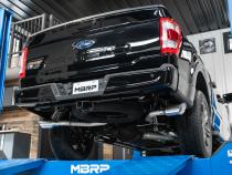 21-Up Ford F-150 Aluminized Steel 3 Inch Cat-Back 2.5 Inch Dual Split Side Exhaust System MBRP