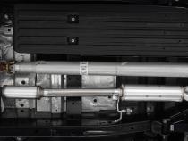 21-Up Ford F-150 Black Coated Aluminized Steel 3 Inch Cat-Back 2.5 Inch Dual Split Rear Exhaust System MBRP