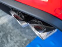 18-23 Ford Mustang GT 5.0L T304 Stainless Steel 3 Inch Cat-Back Dual Rear with Quad Carbon Fiber Tips Street Version MBRP