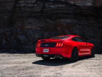 18-23 Ford Mustang GT 5.0L T304 Stainless Steel 3 Inch Cat-Back Dual Rear with Quad Carbon Fiber Tips Street Version MBRP