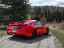 2018-23 Ford Mustang GT 5.0L T304 Stainless Steel 2.5 Inch Axle-Back with Quad Carbon Fiber Tips MBRP