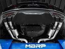 24-Up Ford Mustang GT S650 5.0L 3 Inch Cat-Back Exhaust System, Armor Pro T304 Stainless Steel Quad Rear Exit With Carbon Fiber Tips, Active, MBRP