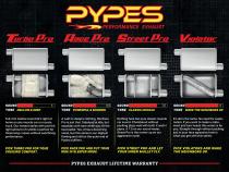 Crossmember Back w/H-Pipe Exhaust System 65-70 B-Body Split Side Dual Exit 2.5 in Intermediate And Tail Pipe Hardware Incl Muffler And Tip Not Incl Pypes Exhaust