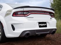 2015-Up Dodge Durango/Charger Black-Coated Tips 5 Inch OD Out, Angle Cut, Sold In Pairs MBRP