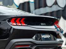 Black-Coated 4 Inch Quad Tip Cover Kit for 2015-2024 Ford Mustangs with Quad Tips MBRP