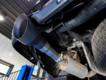 2019-Up Ram 1500 5.7L Hemi Black Exhaust Tips, Armor BLK 5 Inch OD Dual Wall Angle Cut, Sold In Pairs MBRP