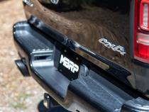 2019-Up Ram 1500 5.7L Hemi Black Exhaust Tips, Armor BLK 5 Inch OD Dual Wall Angle Cut, Sold In Pairs MBRP